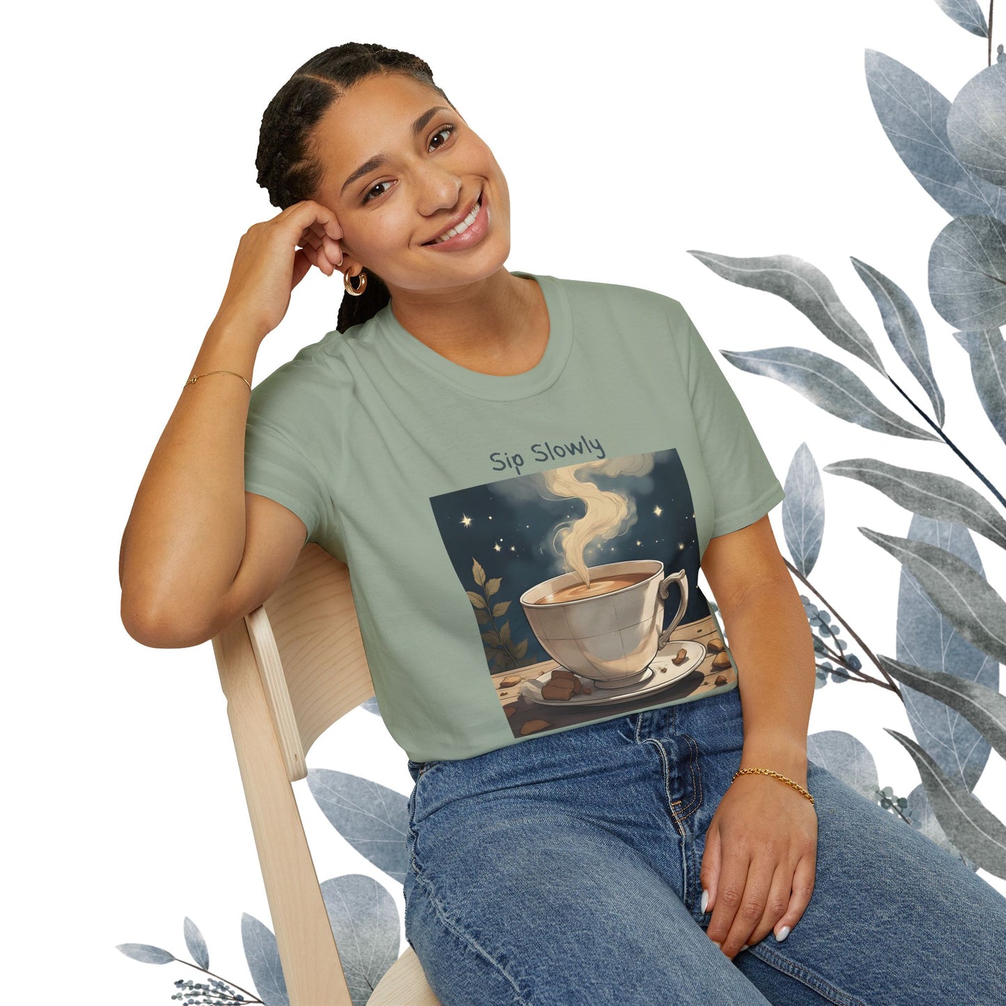 Sip Slowly, Live Deeply Tee