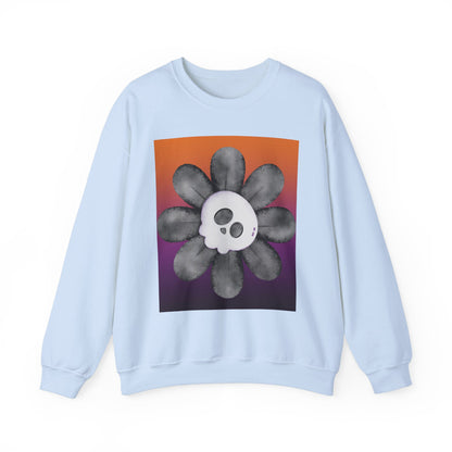 Halloween Flower Unisex Heavy Blend™ Crewneck Sweatshirt