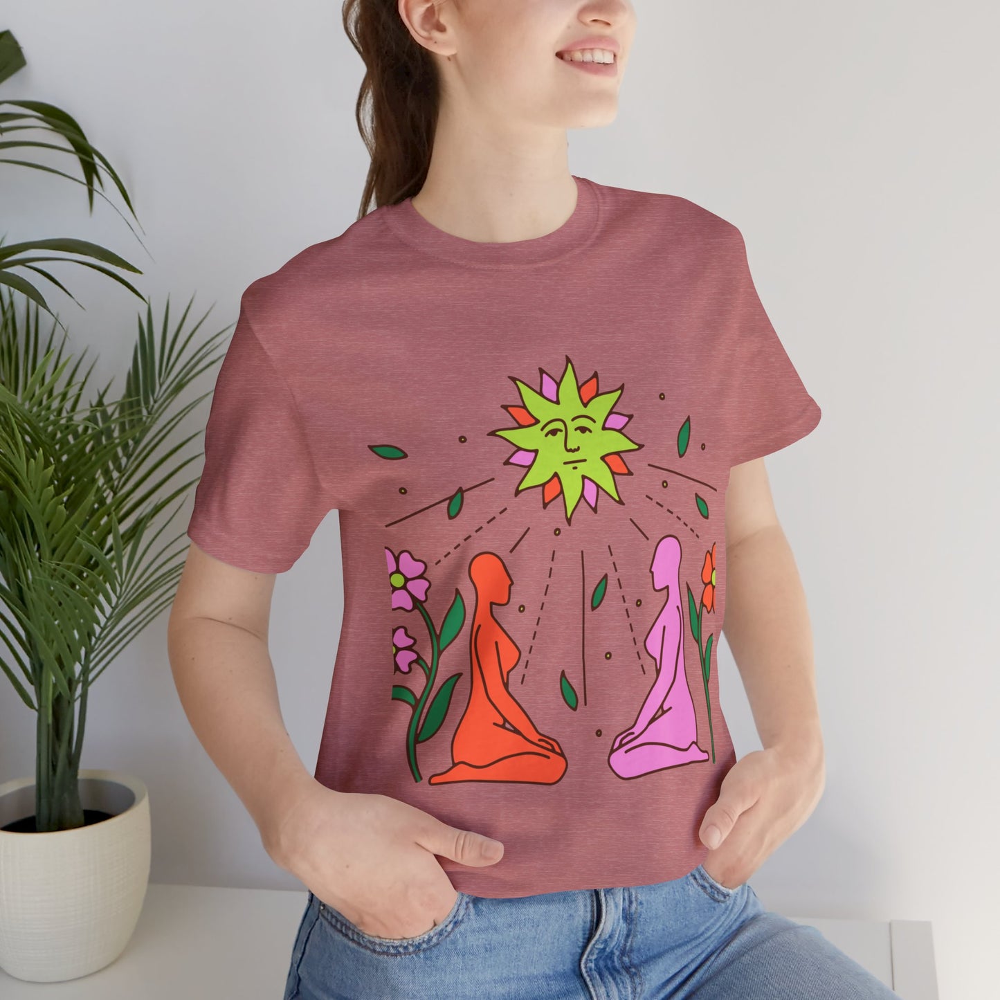 Psychedelic Couple Short Sleeve T-Shirt