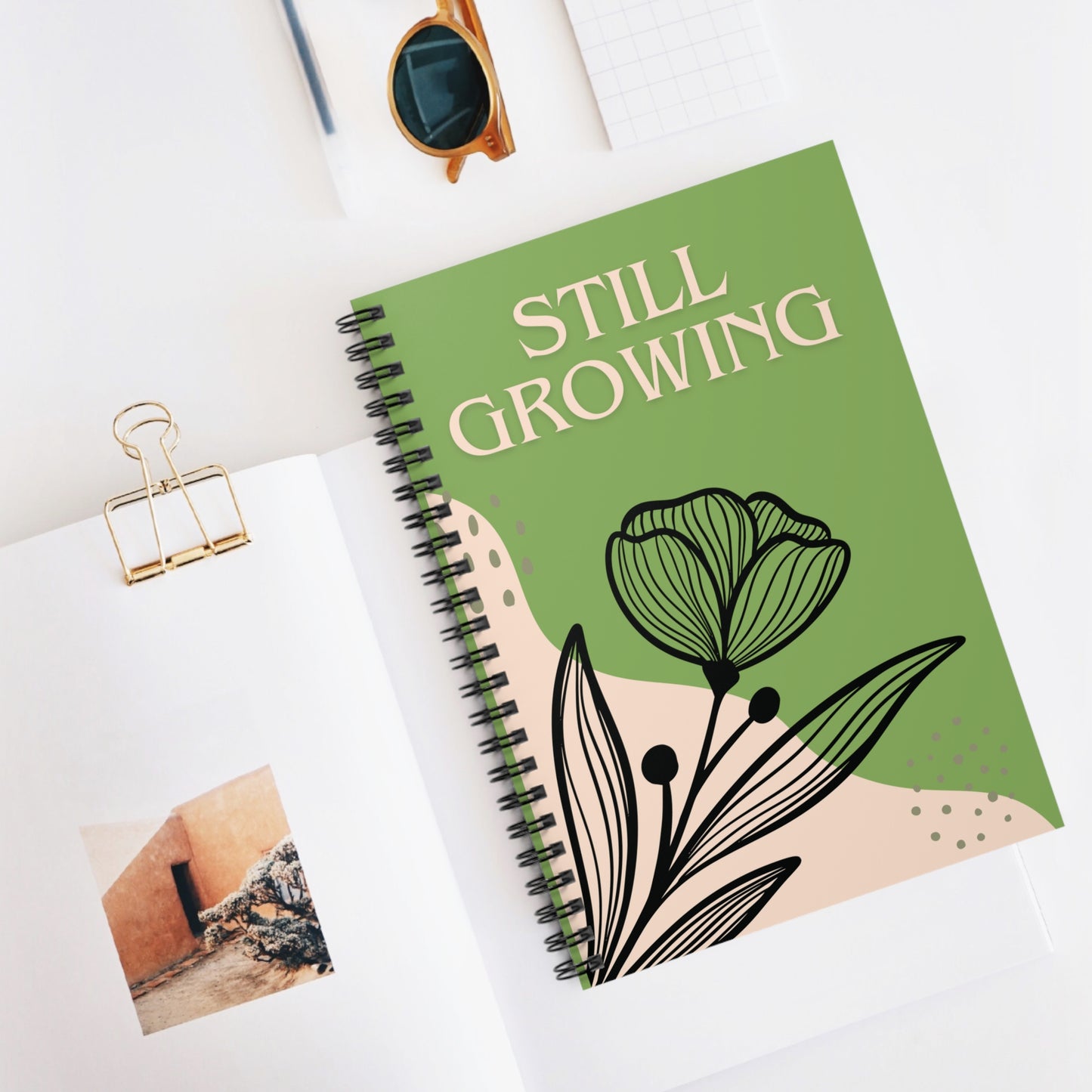 Still Growing – Bold Botanical Spiral Journal