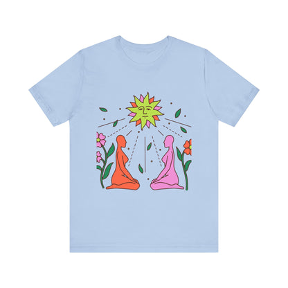 Psychedelic Couple Short Sleeve T-Shirt