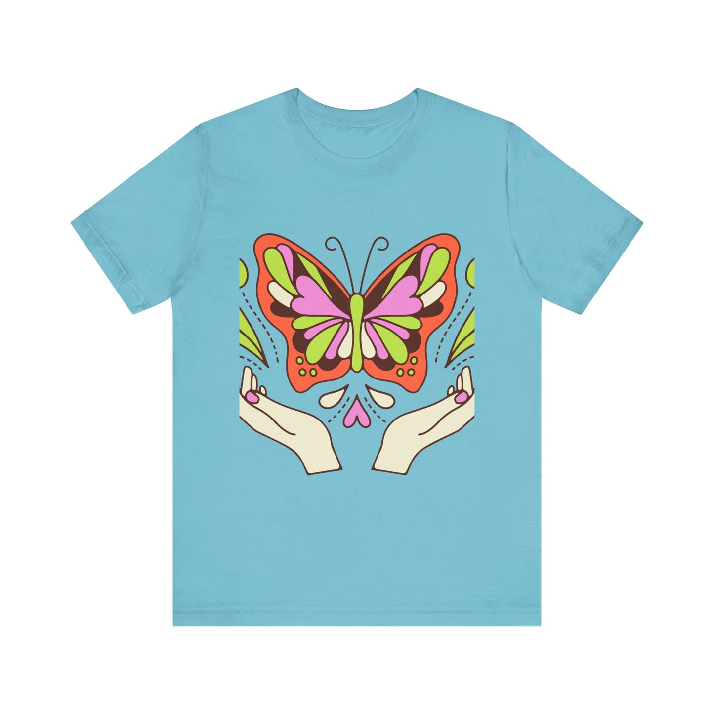 Psychedelic Butterfly Short Sleeve T-Shirt