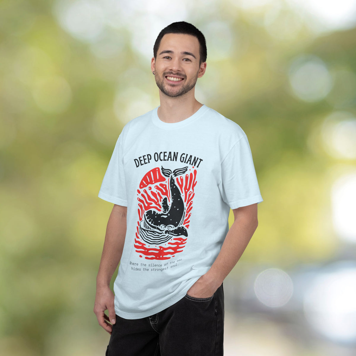 The Deep Ocean Giant Tee | Vintage Mythic Sea Creature Graphic