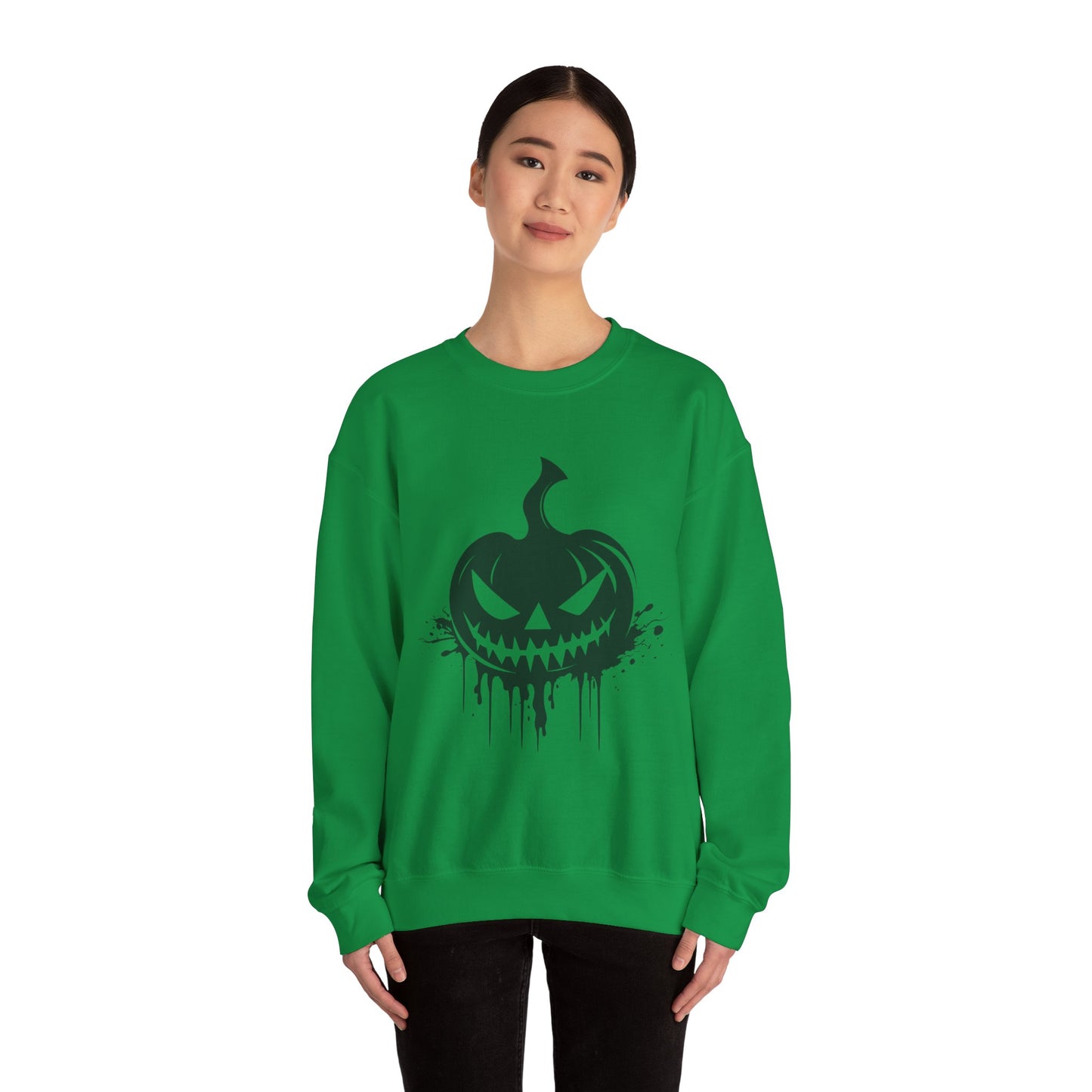 Scary Pumpkin List Unisex Heavy Blend™ Crewneck Sweatshirt