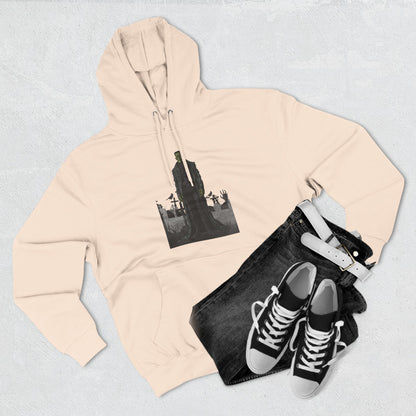 Frankenstein Three-Panel Fleece Hoodie