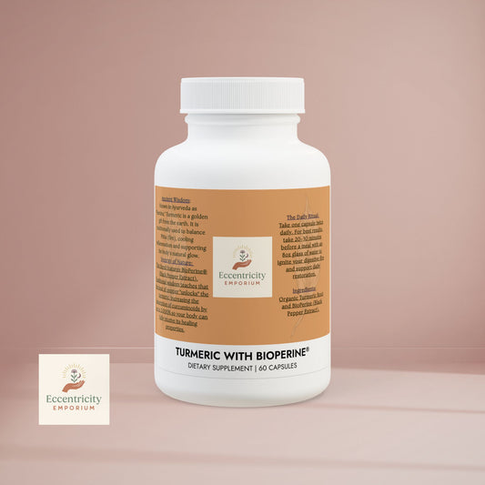 Turmeric with BioPerine® – Organic Golden Root for Pitta Balance & Mobility