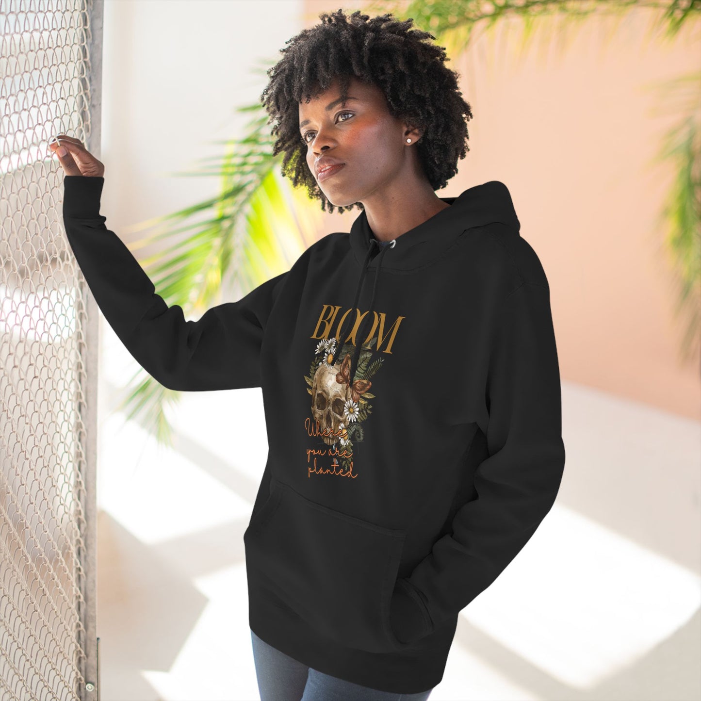 Bloom Three-Panel Fleece Hoodie