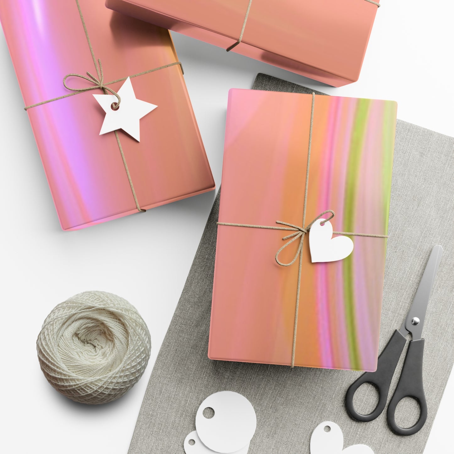 Pink Abstract Gift Wrap Papers