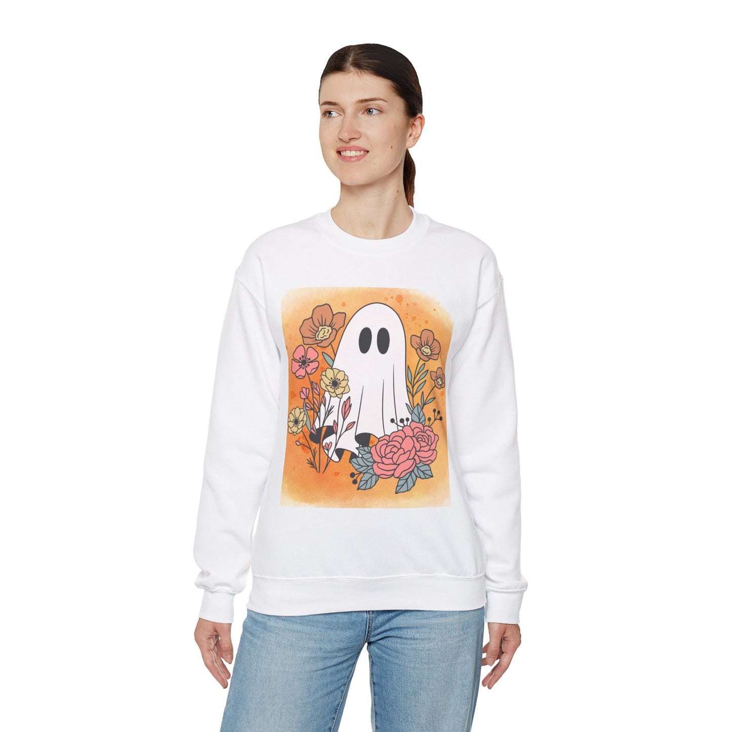 Ghosty Unisex Heavy Blend™ Crewneck Sweatshirt