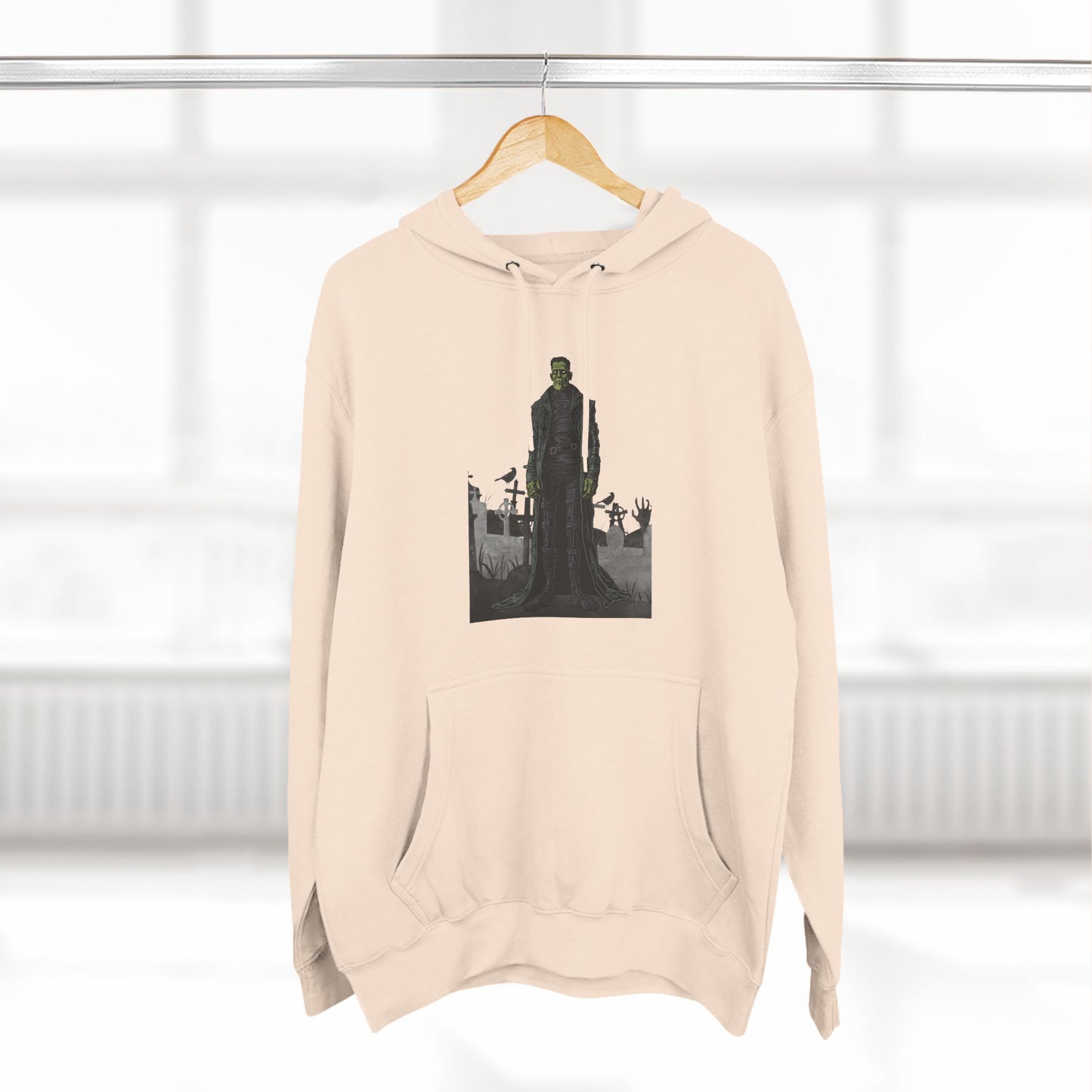 Frankenstein Three-Panel Fleece Hoodie