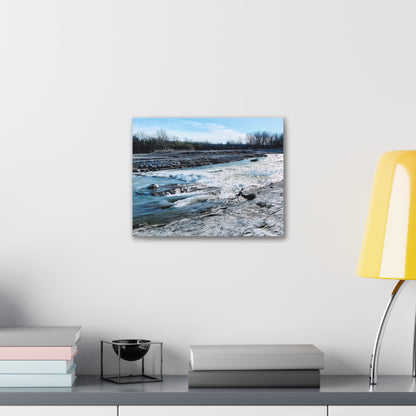 River Waves Canvas Gallery Wraps