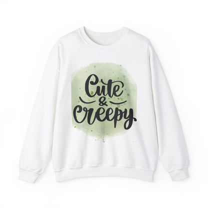 Cute & Creepy Unisex Heavy Blend Cotton Crewneck Sweatshirt