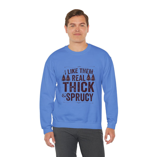 Real Thick and Sprucy Unisex Heavy Blend™ Crewneck Sweatshirt