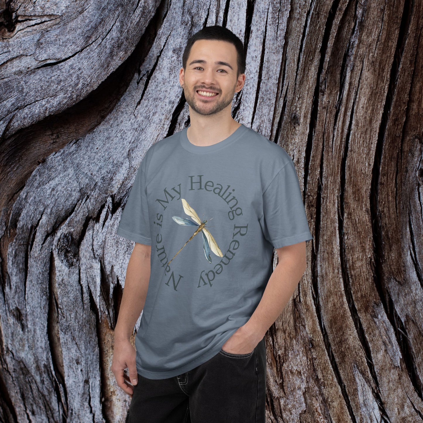 Nature Is My Medicine Tee – Herbalist Aesthetic & Earth Healing Graphic Shirt