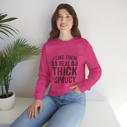 Real Thick and Sprucy Unisex Heavy Blend™ Crewneck Sweatshirt