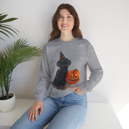 Black Cat Unisex Heavy Blend™ Crewneck Sweatshirt