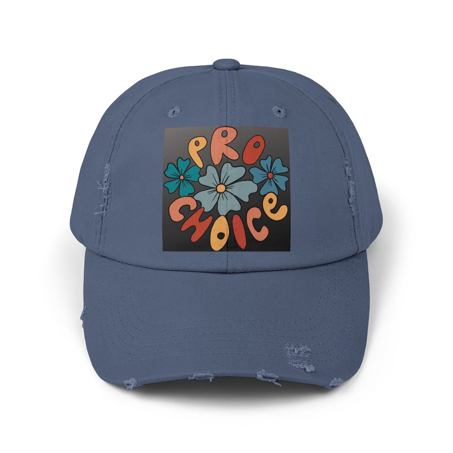 Pro Choice Unisex Distressed Cap - Eccentricity Emporium LLC