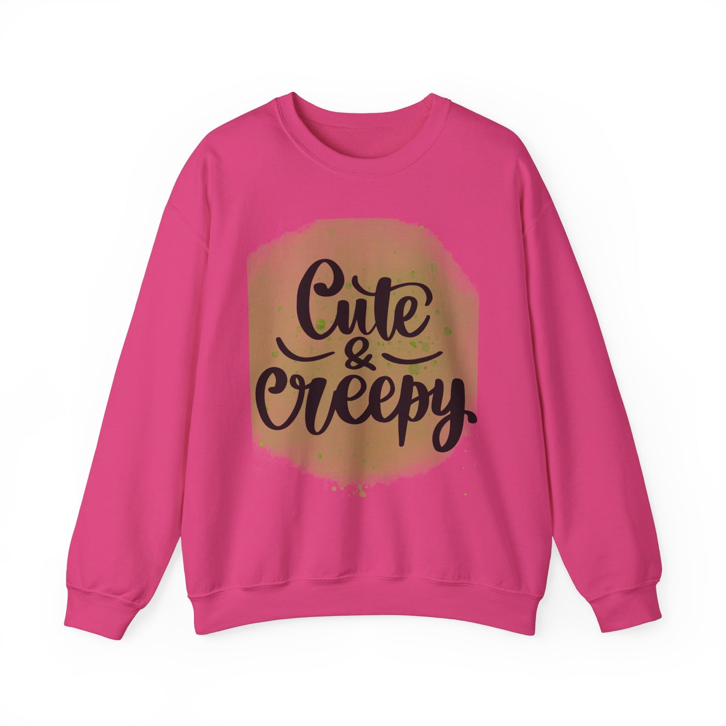 Cute & Creepy Unisex Heavy Blend Cotton Crewneck Sweatshirt