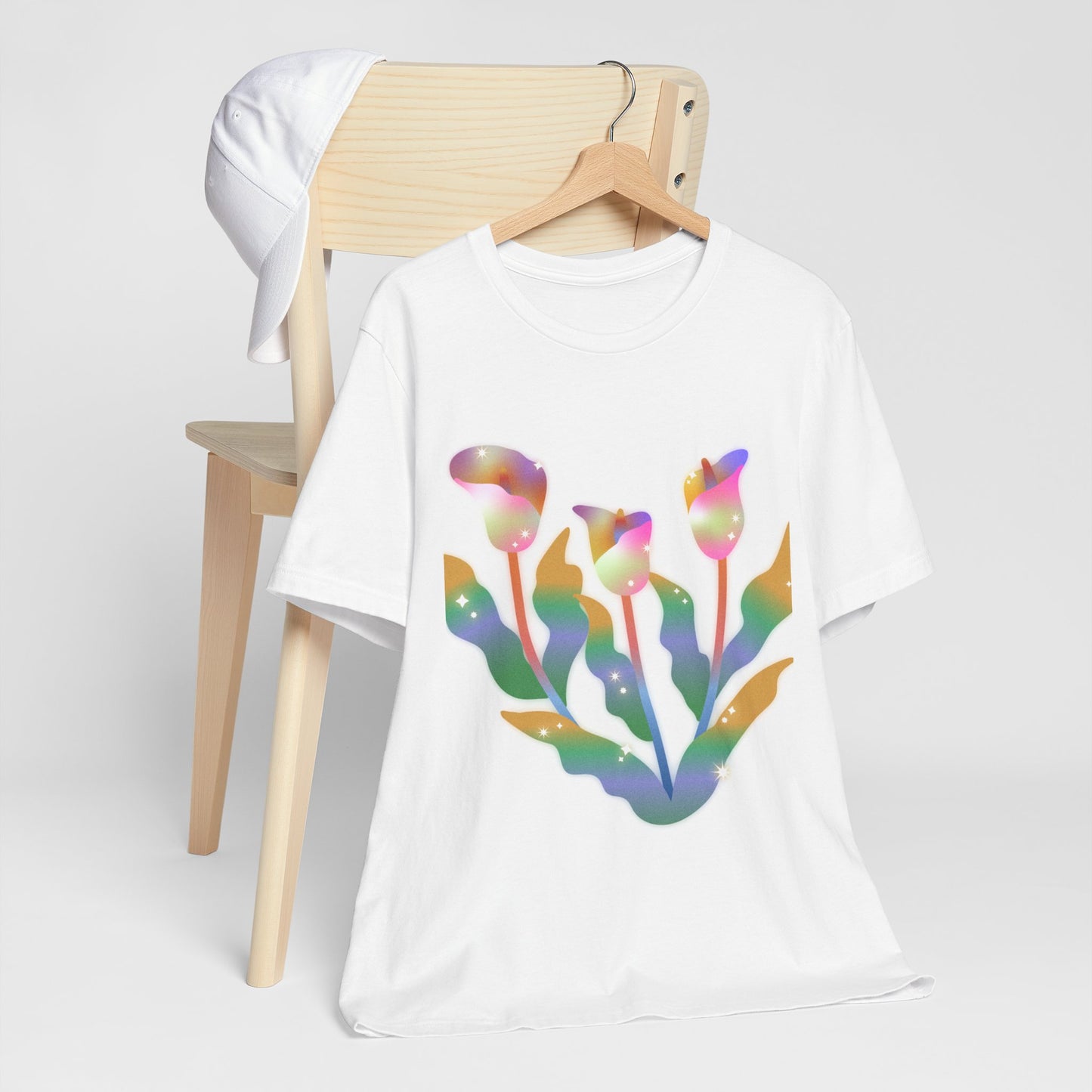 Psychedelic Flowers Short Sleeve T-Shirt