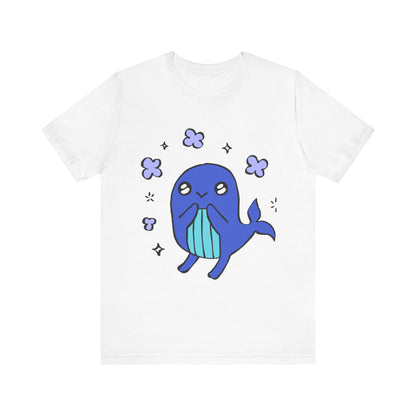 Lovey Dovey Whale Short Sleeve Tee