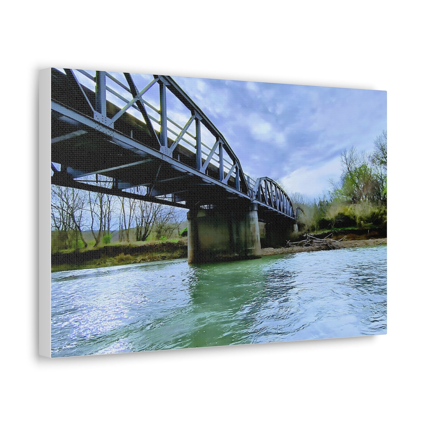 Old River Bridge Canvas Gallery Wraps - Eccentricity Emporium LLC