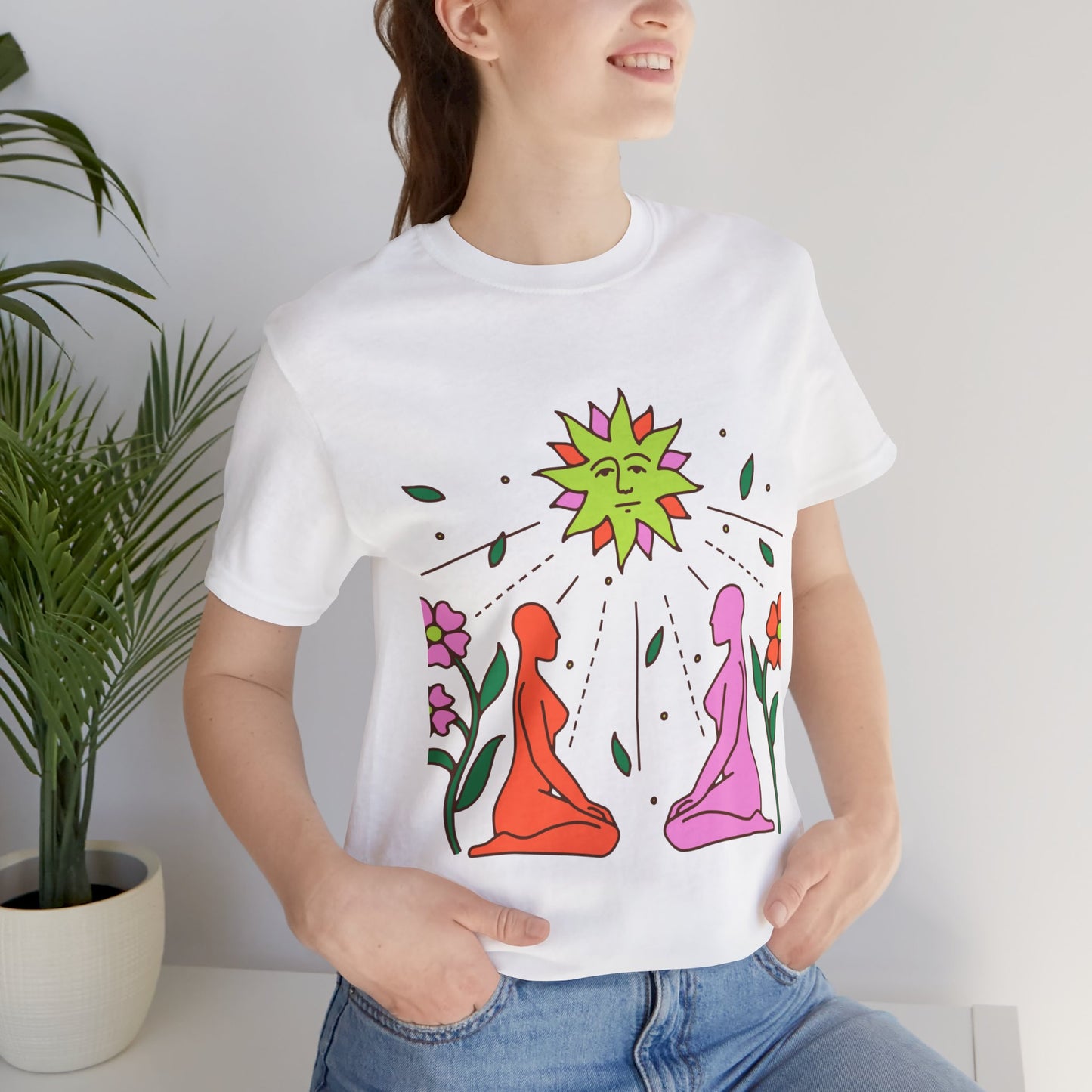 Psychedelic Couple Short Sleeve T-Shirt