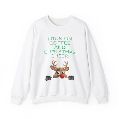 Coffee and Christmas Cheer Unisex Heavy Blend™ Crewneck Sweatshirt