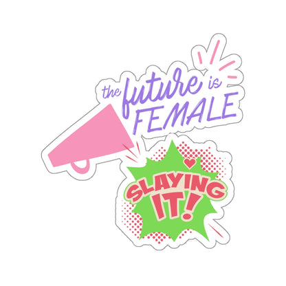 Future is Female Kiss-Cut Stickers - Eccentricity Emporium LLC