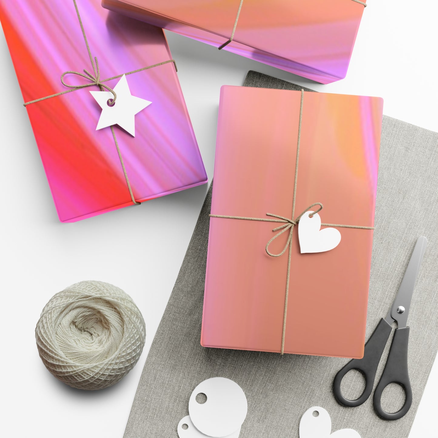 Pink Abstract Gift Wrap Papers