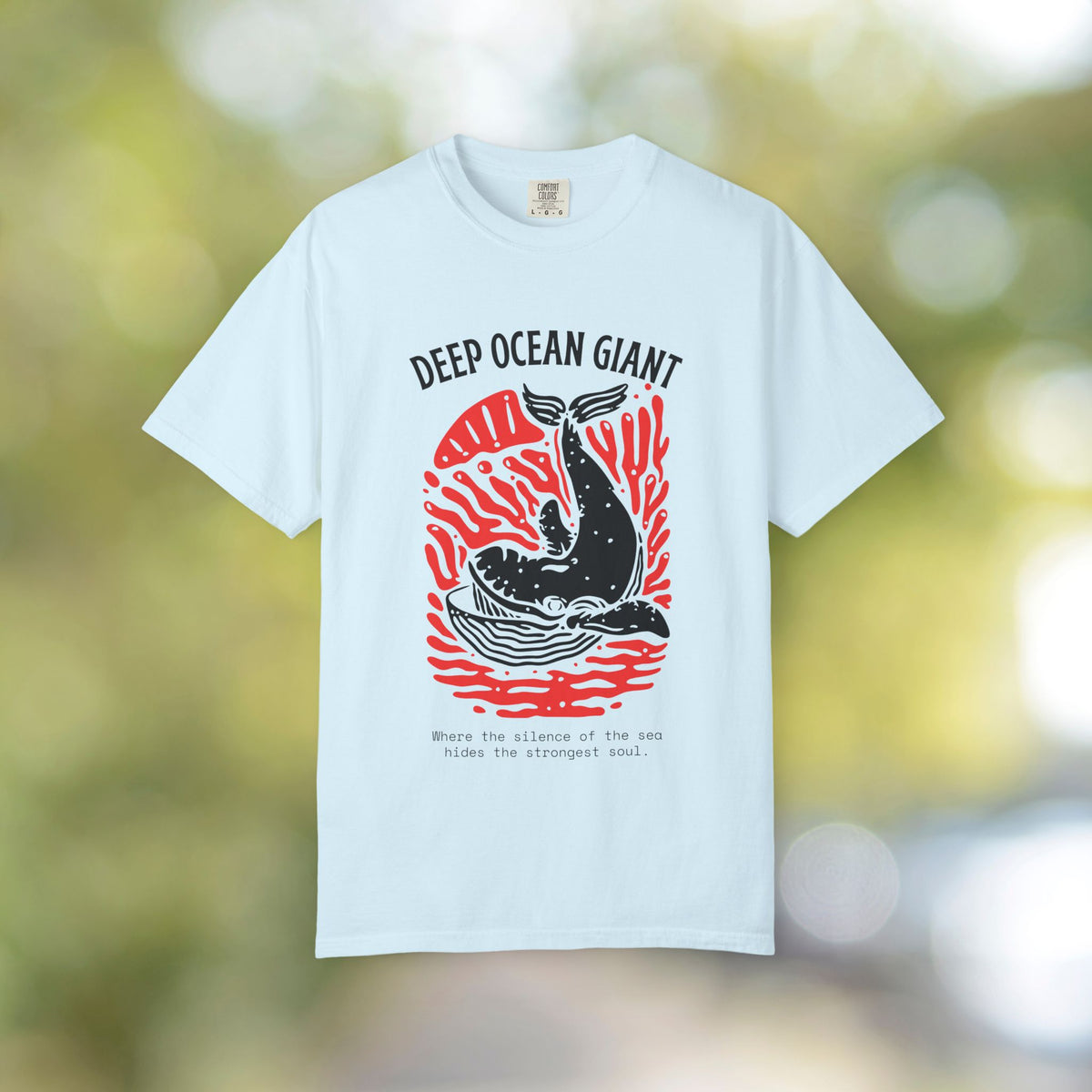 The Deep Ocean Giant Tee | Vintage Mythic Sea Creature Graphic