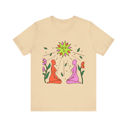 Psychedelic Couple Short Sleeve T-Shirt