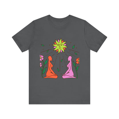 Psychedelic Couple Short Sleeve T-Shirt