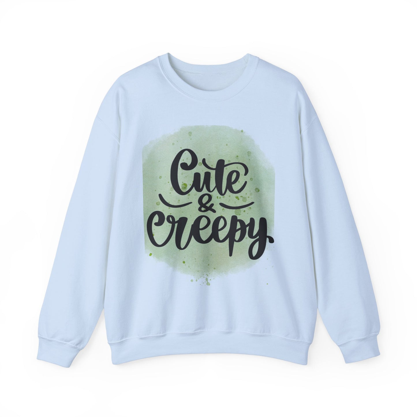 Cute & Creepy Unisex Heavy Blend Cotton Crewneck Sweatshirt