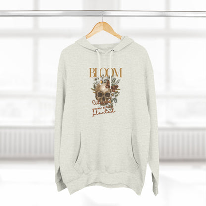 Bloom Three-Panel Fleece Hoodie