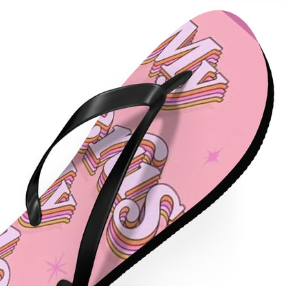 My Uterus My Rules Flip Flops - Eccentricity Emporium LLC