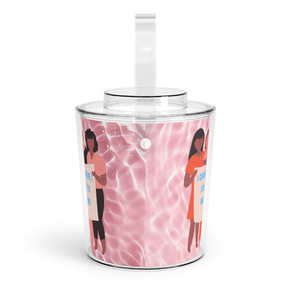 Can't Believe Ice Bucket with Tongs - Eccentricity Emporium LLC