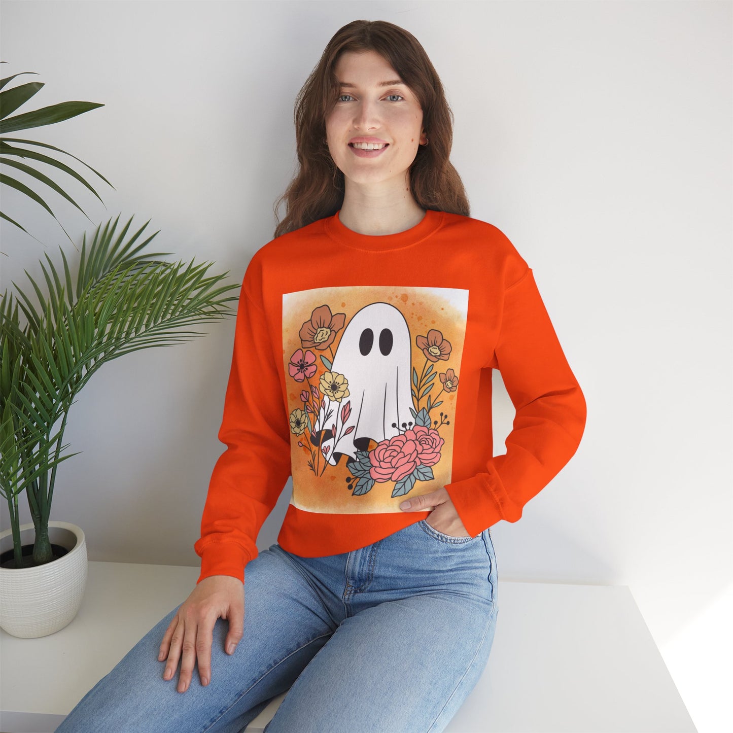Ghosty Unisex Heavy Blend™ Crewneck Sweatshirt