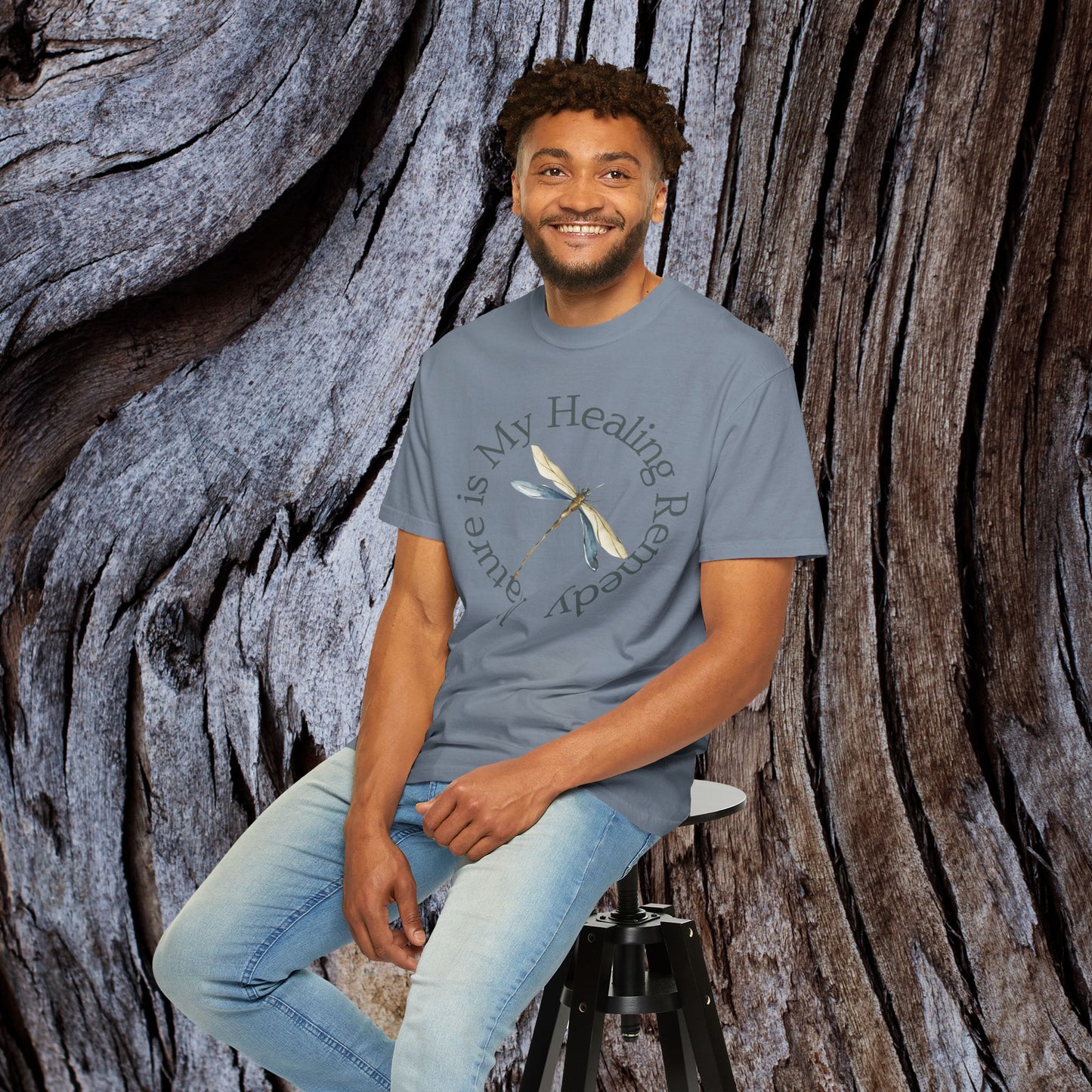 Nature Is My Medicine Tee – Herbalist Aesthetic & Earth Healing Graphic Shirt