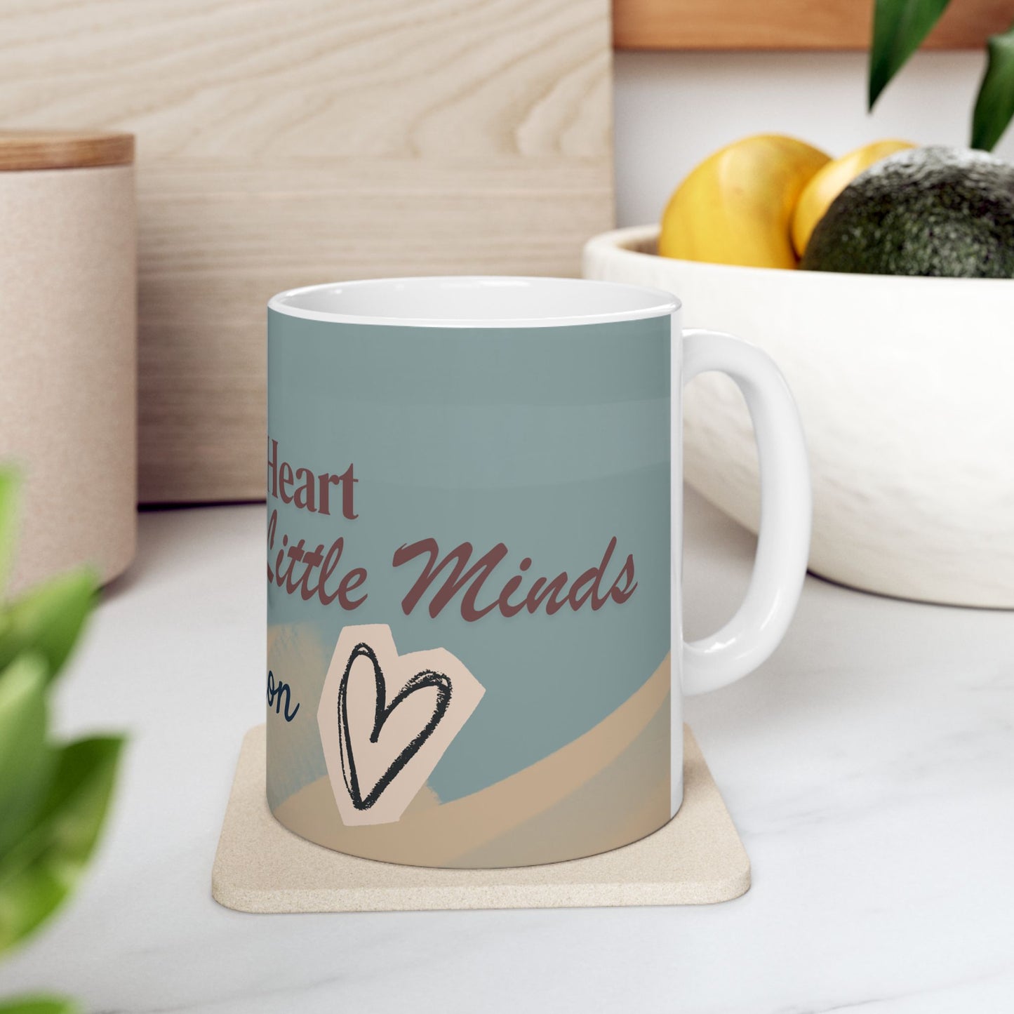 Personalized “It Takes a Big Heart to Shape Little Minds” Mug | Custom Teacher Appreciation Gift | End of Year Thank You