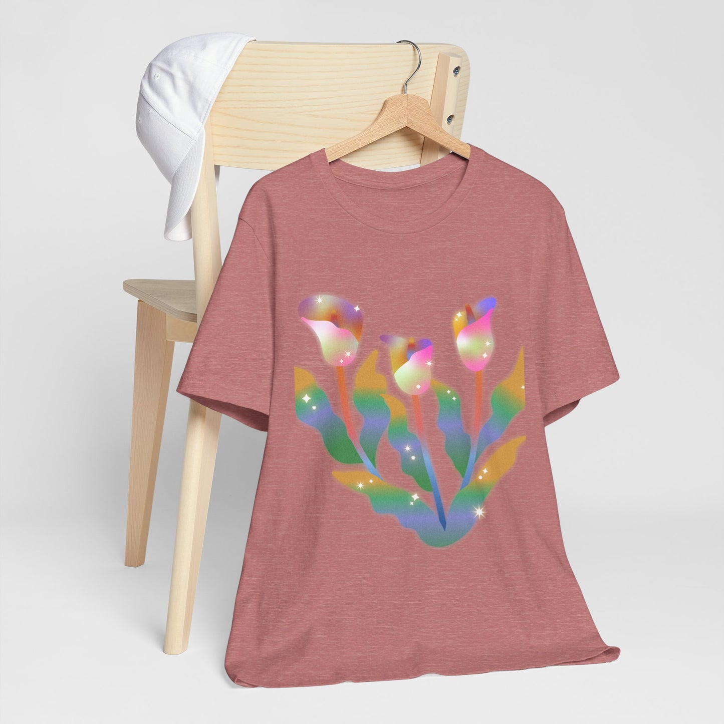 Psychedelic Flowers Short Sleeve T-Shirt