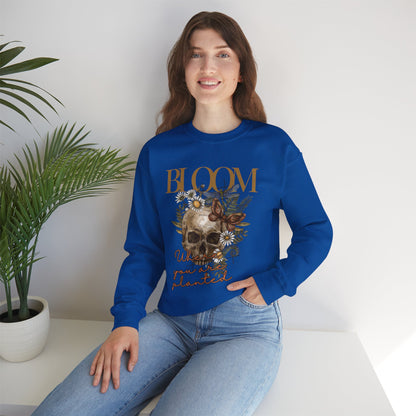 Bloom where you are Planted Unisex Heavy Blend™ Crewneck Sweatshirt