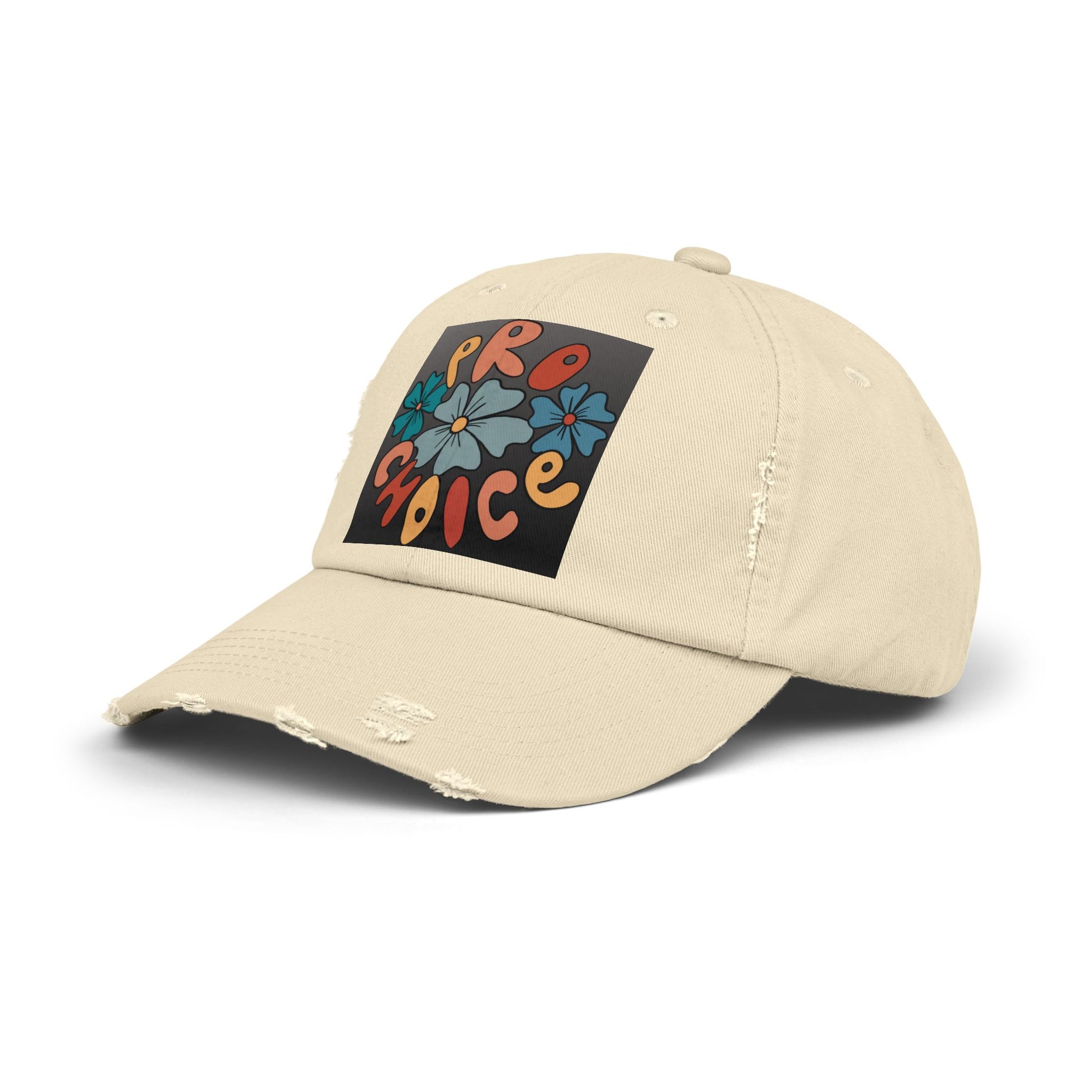 Pro Choice Unisex Distressed Cap - Eccentricity Emporium LLC