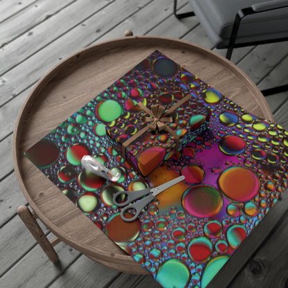 Psychedelic Bubbles Gift Wrap Papers