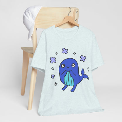 Lovey Dovey Whale Short Sleeve Tee