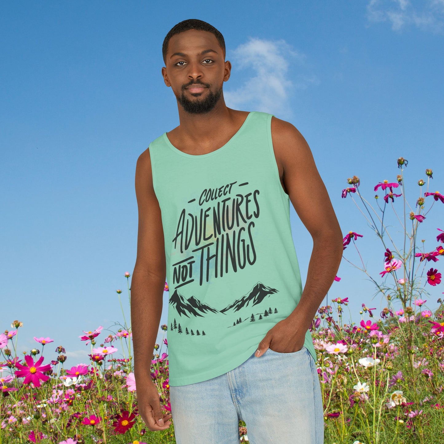 Collect Adventures Sleeveless Shirt - Minimalist Outdoor & Hiking Tank Top