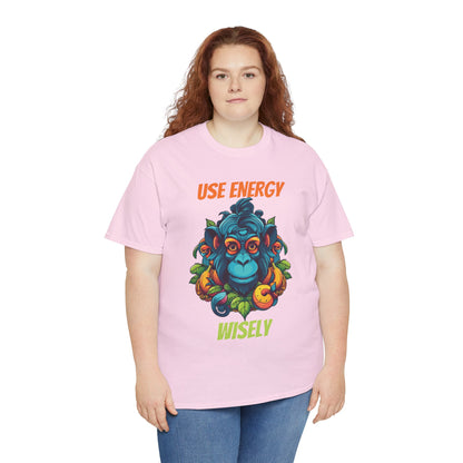 Use Energy Wisely Unisex Heavy Cotton Tee