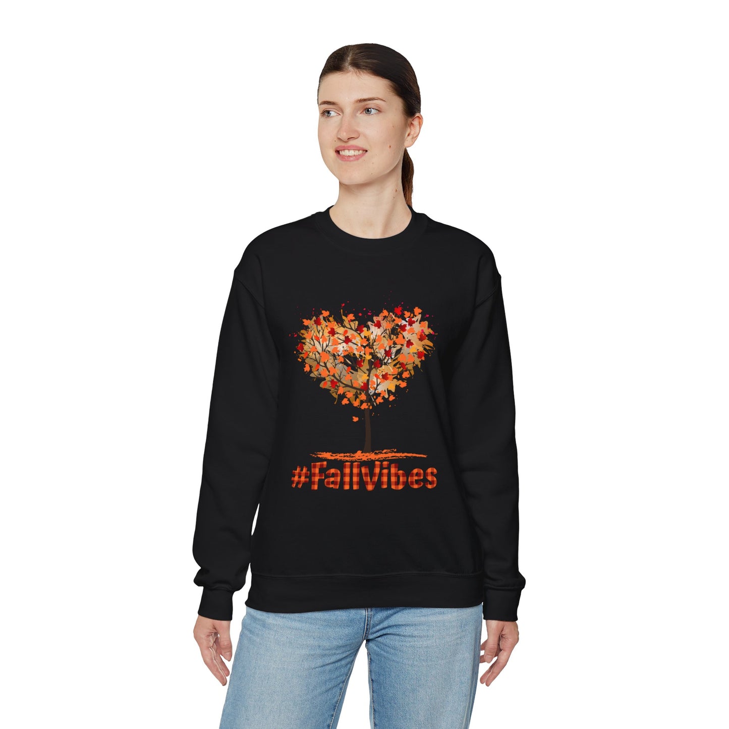 Fall Vibes Unisex Heavy Blend™ Crewneck Sweatshirt