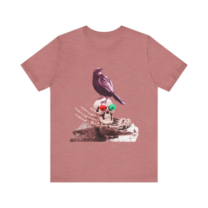 Crow and Skull Short Sleeve T-Shirt