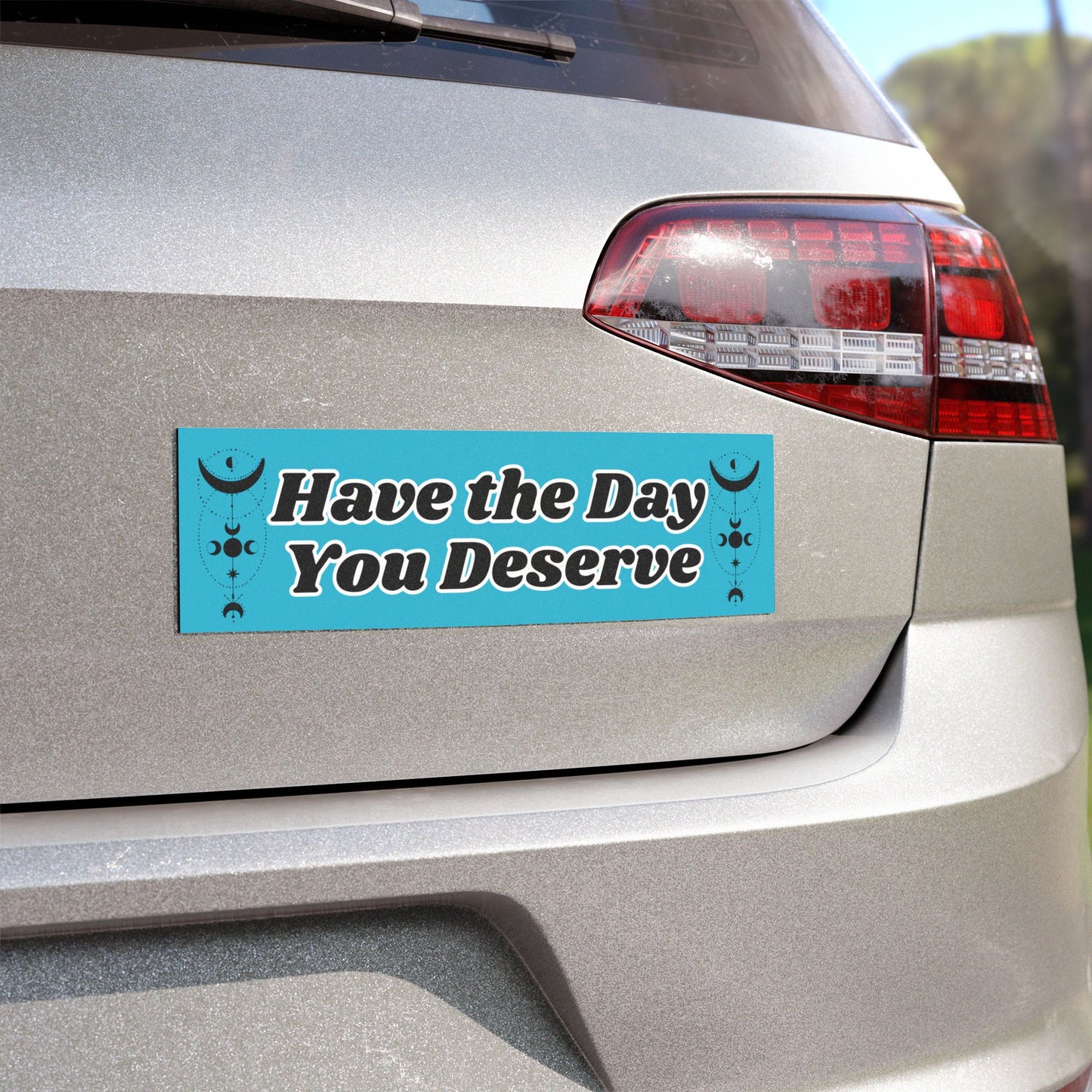 Have the Day You Deserve Car Magnet
