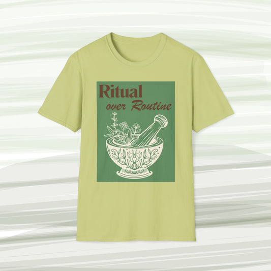 Ritual over Routine – Mindful Living T-Shirt